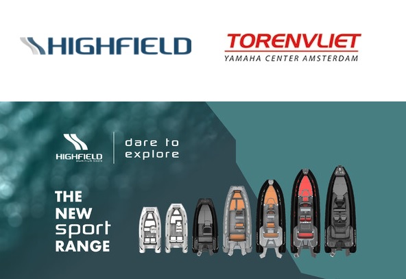 Torenvliet Yamaha Center Amsterdam nieuwe dealer van Highfield RIB’s