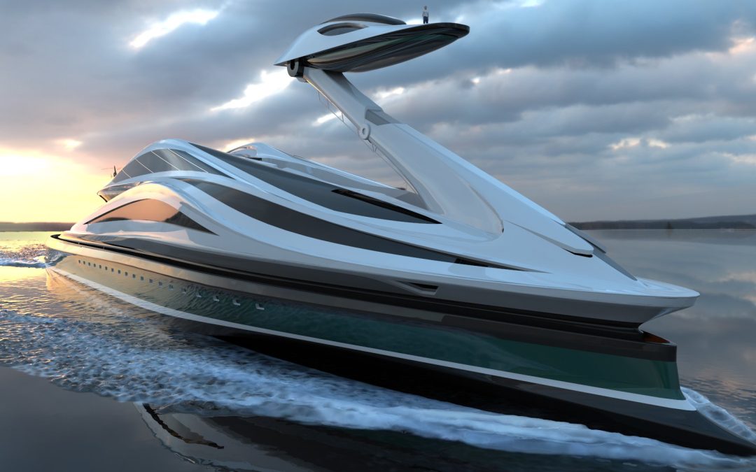 Dit superjacht van $500 miljoen lijkt op een zwaan (video)