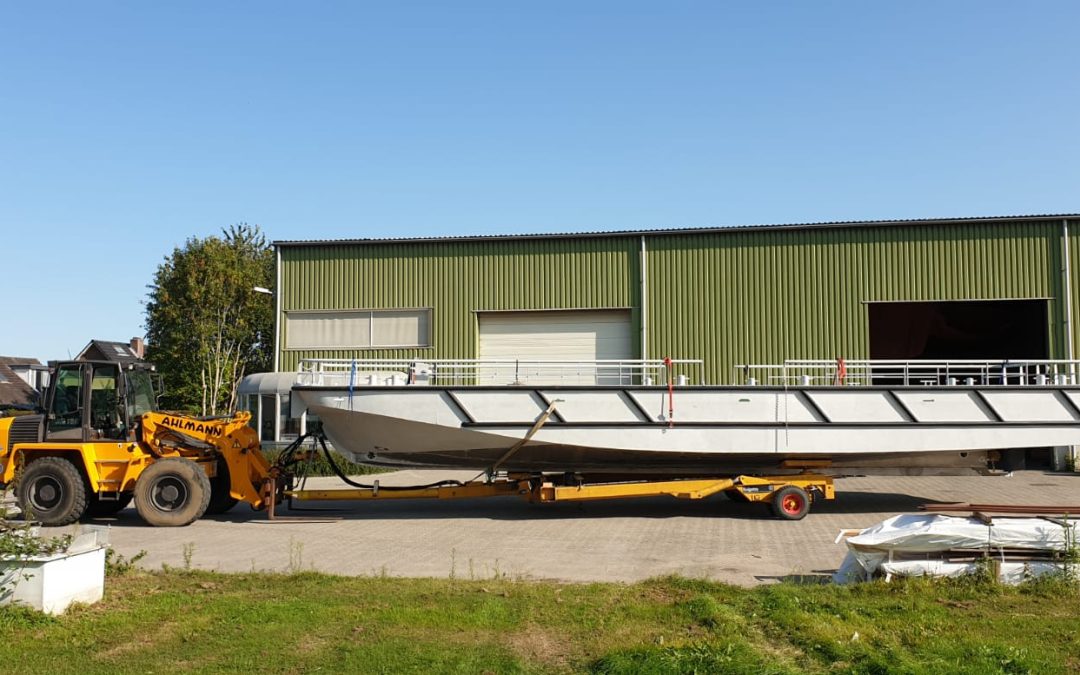 Euroship Services bouwt elektrisch varend aluminium vrachtschip