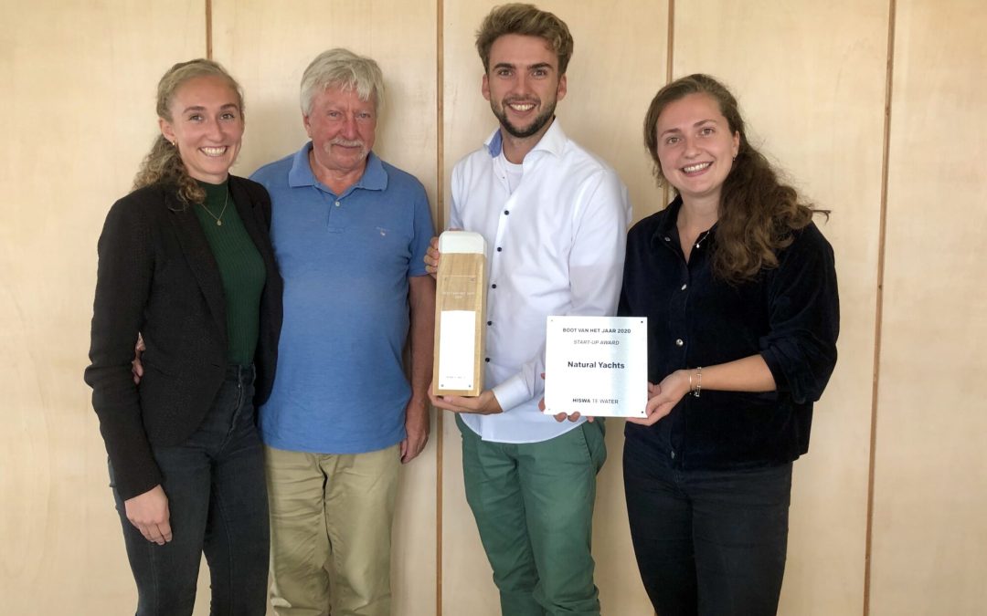 Natural Yachts neemt Start-up prijs 2020 van de Boot van het Jaar-verkiezing in ontvangst
