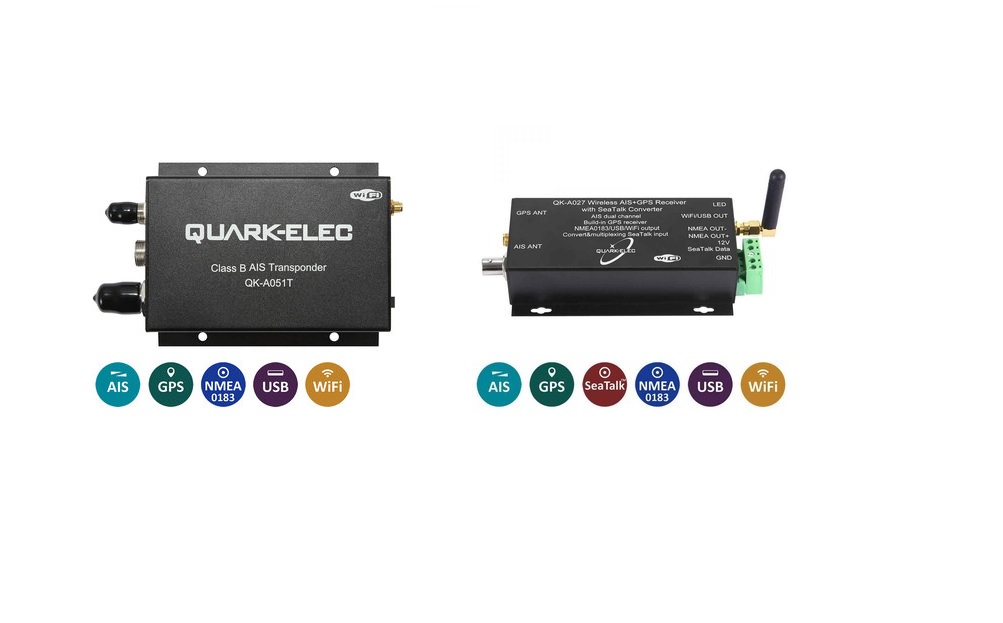 Quark-elec AIS Transponders en Multiplexers nu via Smartmarine in Nederland