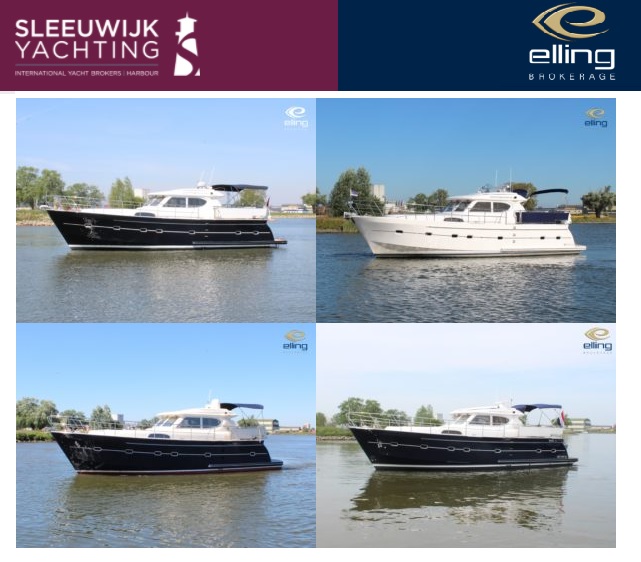 Sleeuwijk Yachting & Elling Brokerage blikken terug op eerste jaar van samenwerking: “Complete steiger met Elling-jachten in Sleeuwijk”