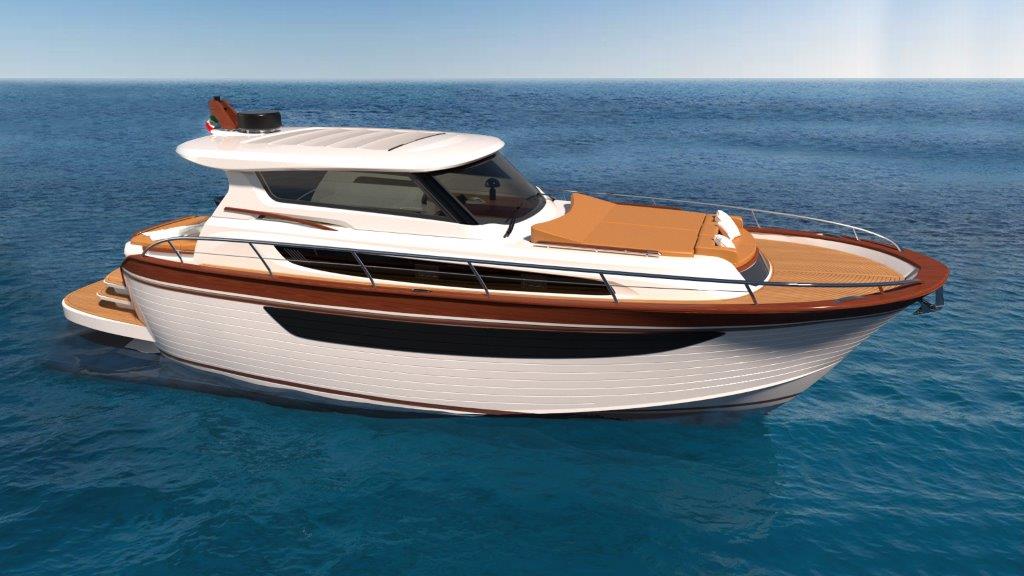 Italiaanse scheepswerf Gozzi Mimi kondigt nieuw vlaggenschip Libeccio 13.5 Cabin aan