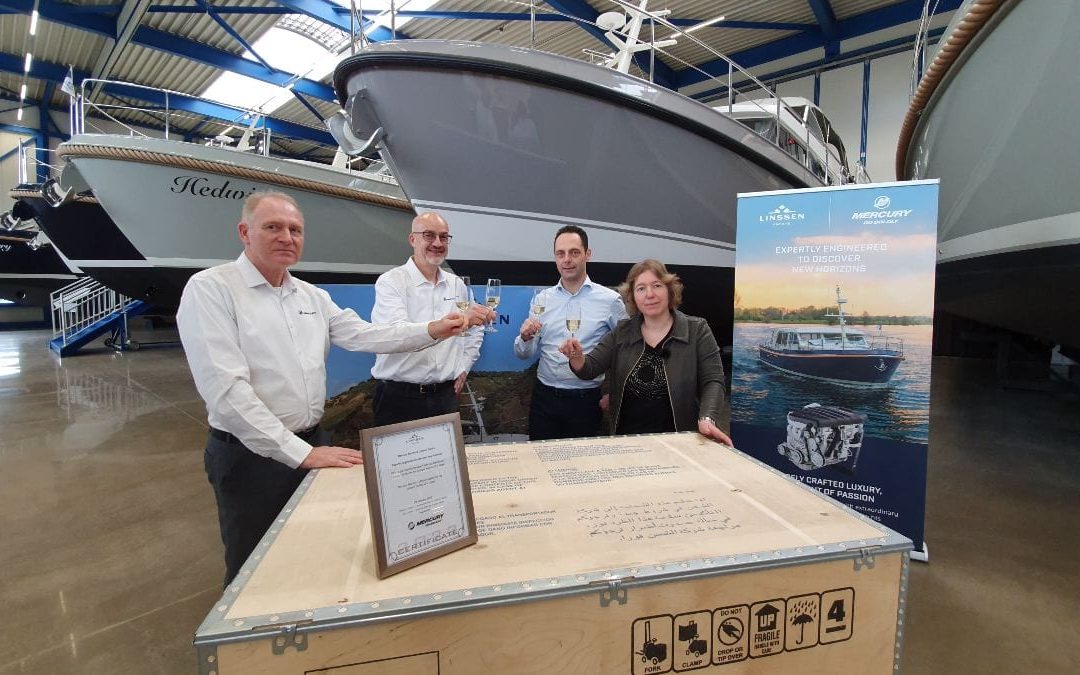 Linssen Yachts kondigt samenwerking aan met Mercury Marine