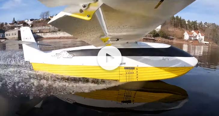 Noren bouwen elektrische vliegboot met wielen (video)