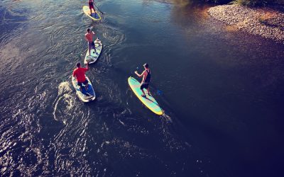 Watersporten tijdens de Dutch Water Week in Amsterdam