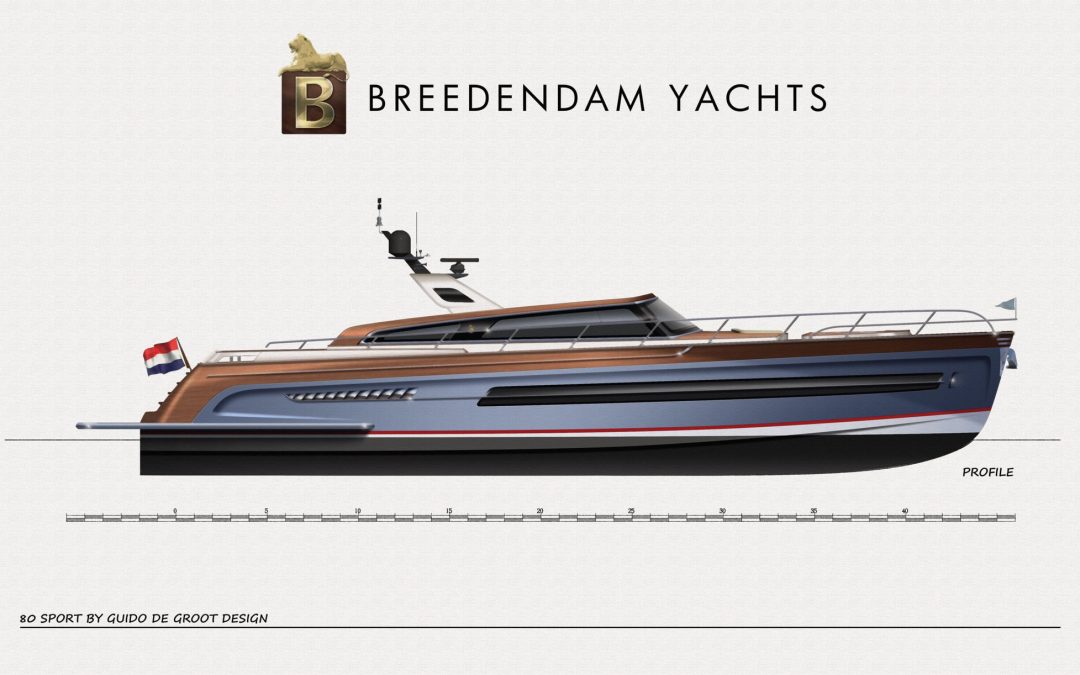 Breedendam Yachts introduceert de 24 meter lange Eightzero
