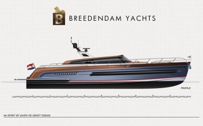 Breedendam Yachts introduceert de 24 meter lange Eightzero