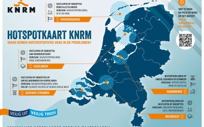 Hotpotkaart KNRM: Op deze plekken komen veel watersporters in de problemen