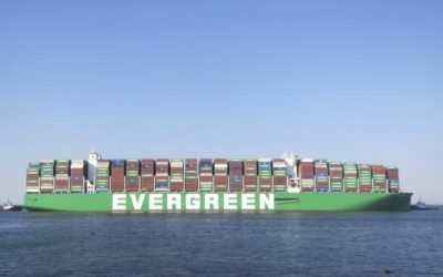 Grootste containerschip ter wereld te zien in haven Rotterdam