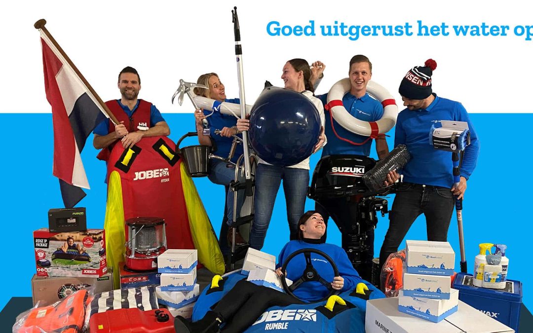 Boottotaal: Goed uitgerust het water op!