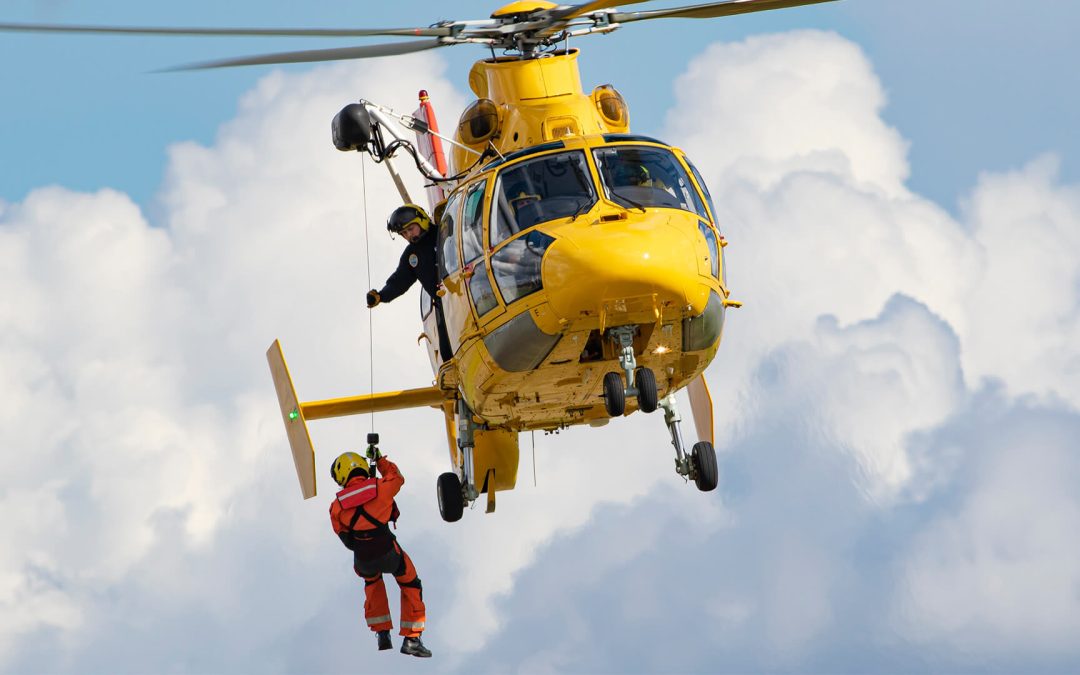 Sensationele oefening KNRM met SAR-helikopter