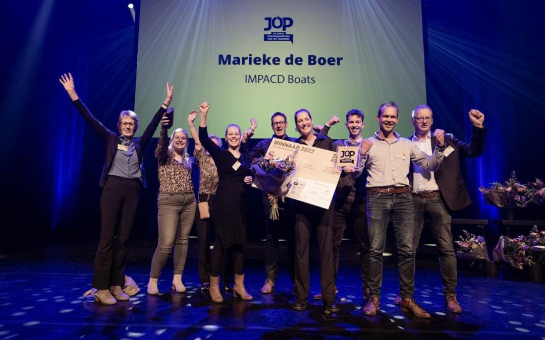 Marieke de Boer (IMPACD Boats) wint Jonge Ondernemersprijs 2022