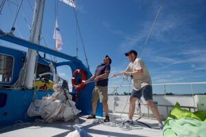 Werken op een boot