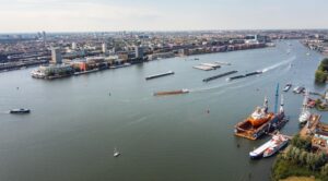 Luchtfoto Noorzeekanaal Amsterdam