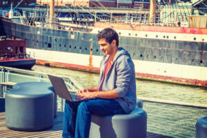 Laptop haven pier