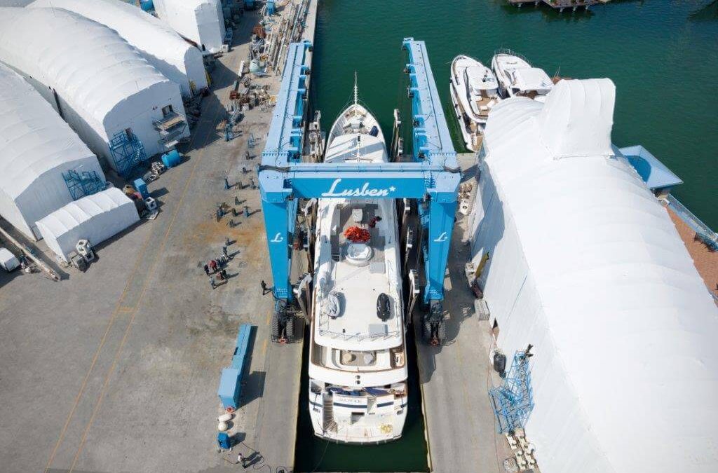 Technische lancering refit motorjacht Vianne