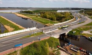 Luchtfoto brug