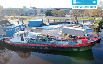 Bunkerboot Jacomien van de werf De Hoop in de veiling