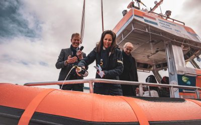Nieuwe reddingboot voor KNRM-station Lemmer ‘Pauline’ is gedoopt