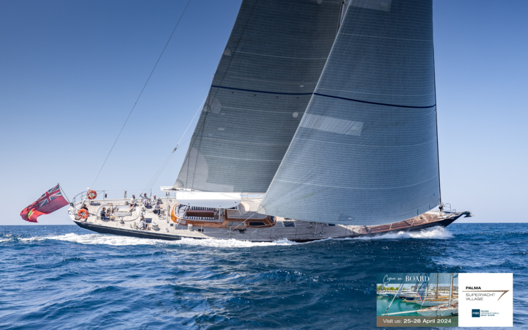 Yachtfull International met superjacht Bolero op de Palma Boatshow (25 t/m 28 april)