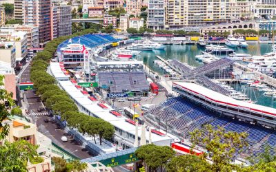 RIB crasht op pier in Monaco in Formule 1 weekend