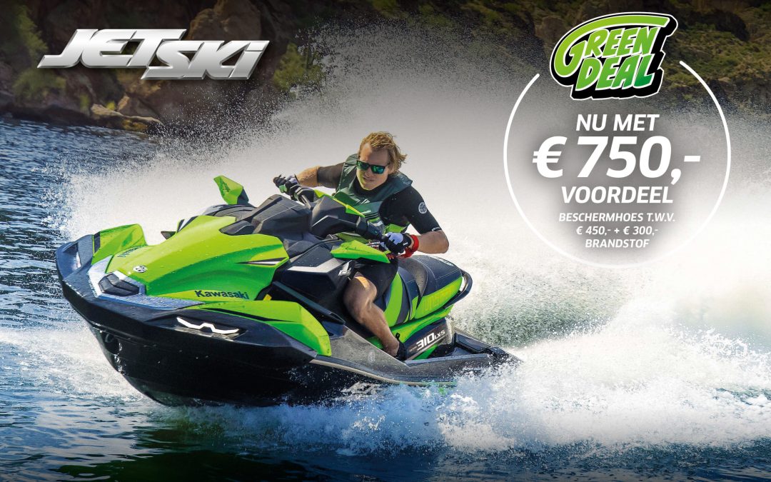 Kawasaki lanceert aantrekkelijke Jet Ski Green Deals