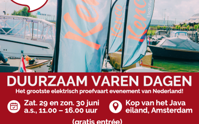 Duurzaam Varen Dagen: 29 en 30 juni, Java-eiland Amsterdam