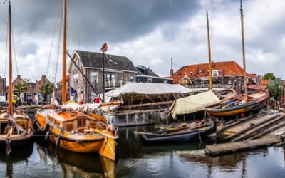 Test flexibele waterkering in Bunschoten-Spakenburg succesvol afgerond