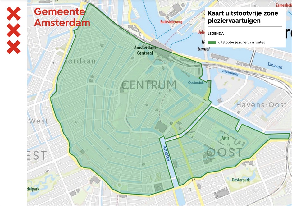 Amsterdam zet koers naar grachten zonder uitstoot