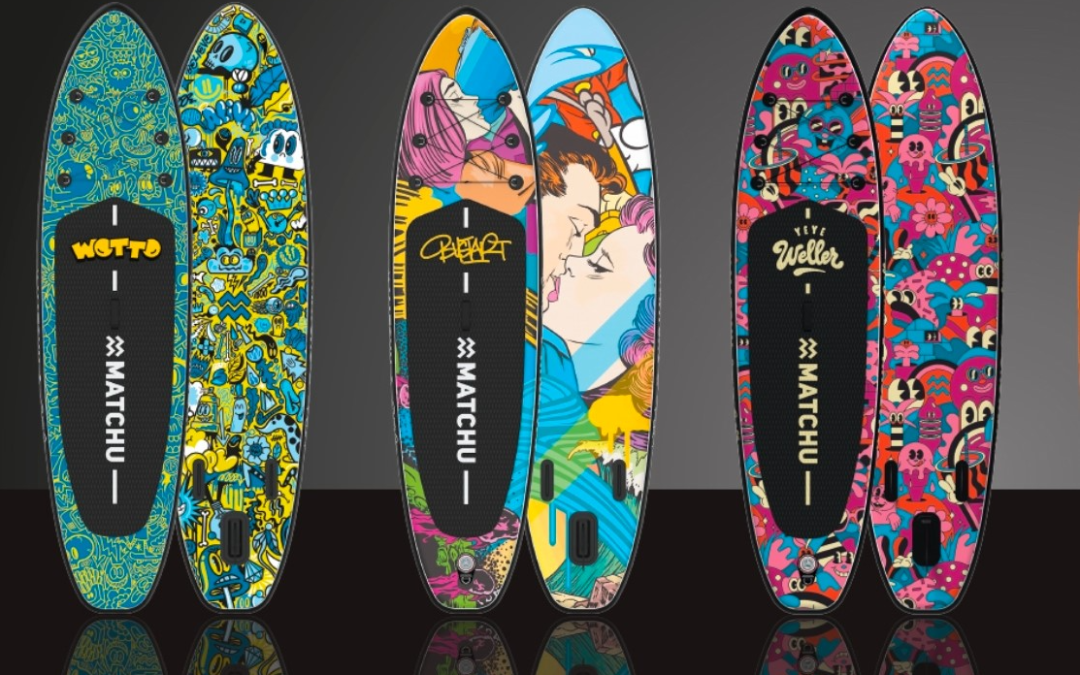 ART SUP-boards te zien tijdens KunstRAI Amsterdam