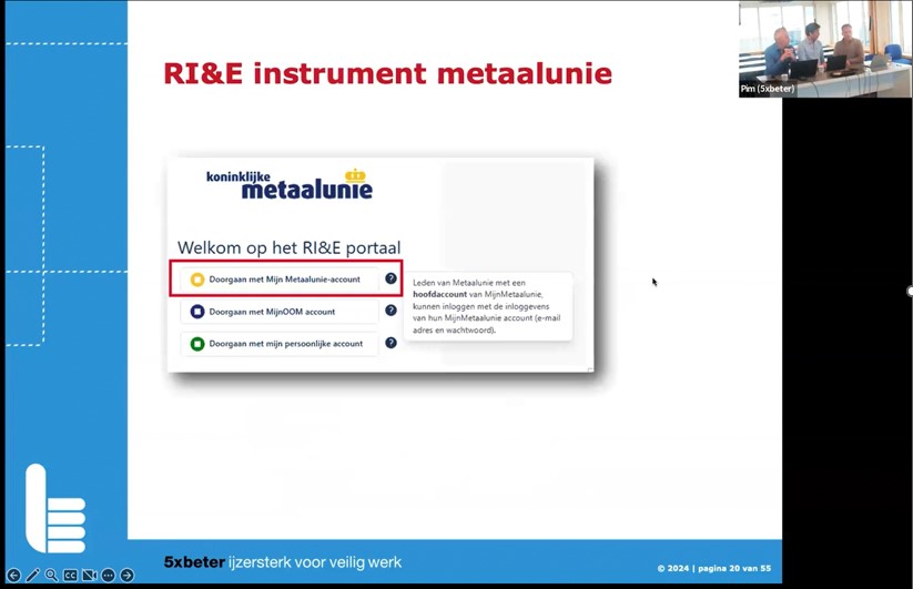 Nieuwe tool RI&E Metaalbewerking online
