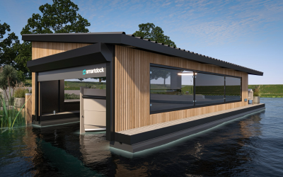 Revolutionair boothuis voor (elektrische) sloepen.