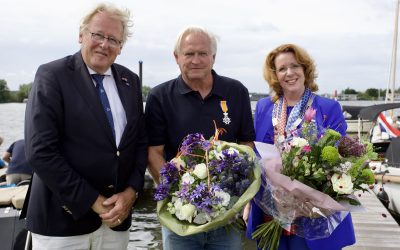 Max Blom geridderd voor verdiensten watersport