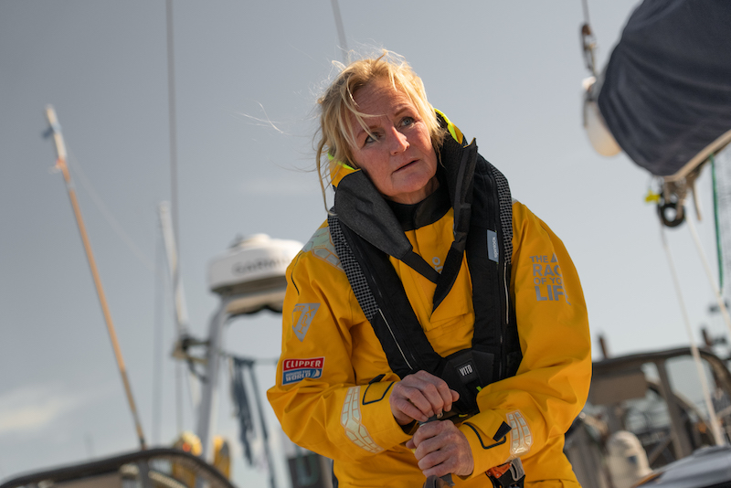 Vuurdoop voor Angela Brandsma in Clipper Round the World Race