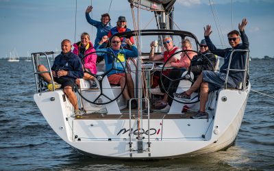 Blije gezichten bij finish van jubileum 24 Uurs race