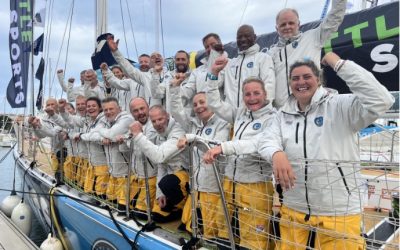 Angela Brandsma op podium in eerste etappe Clipper Round the World race