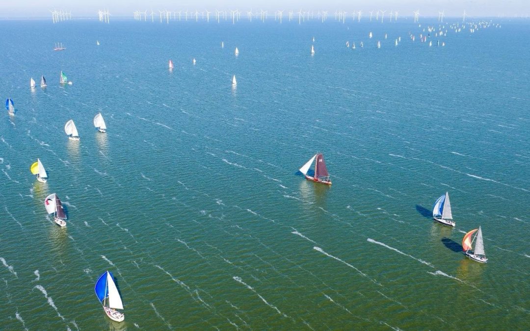 Windmill Cup met ruim 160 zeiljachten aan de start