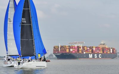 Antwerp Race met 127 zeiljachten van start