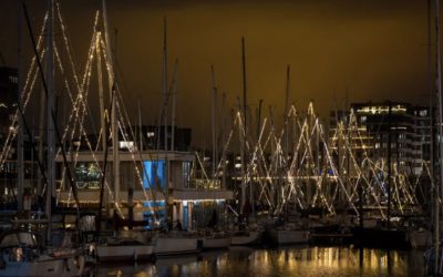 Jachtclub Scheveningen laat ‘lichtjes’ in masten branden