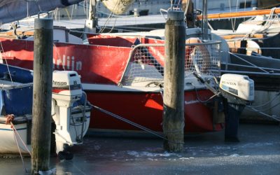 Boten gebukt onder winterse omstandigheden