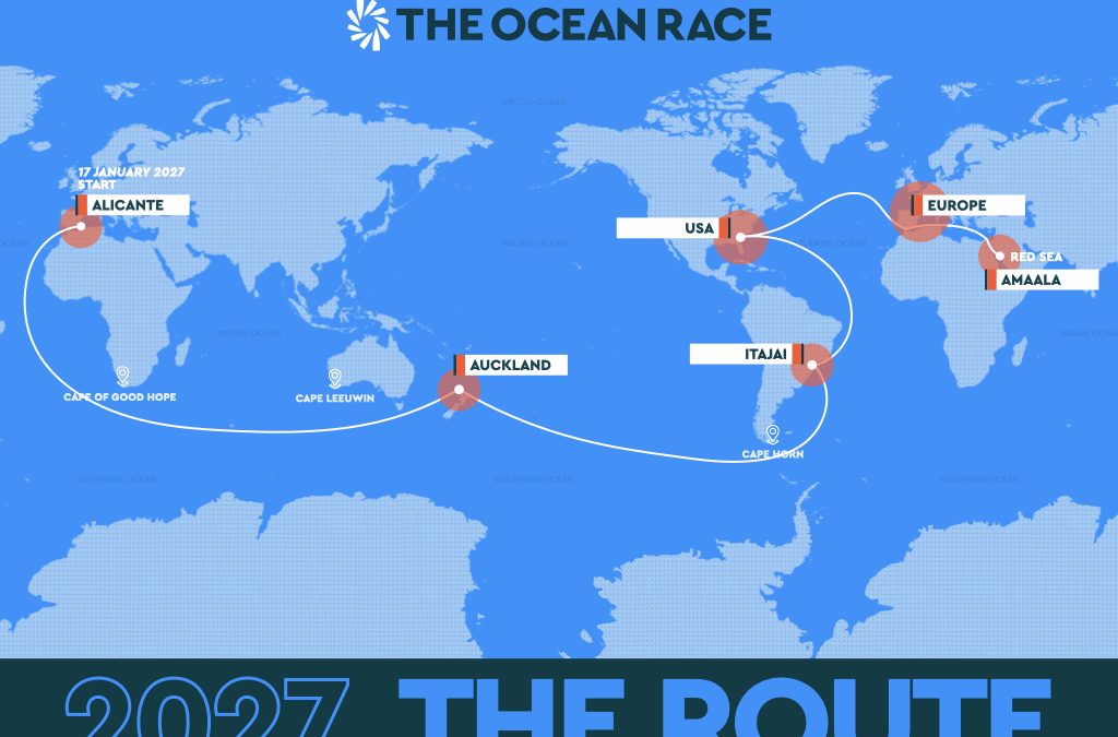 Ocean Race 2027 start met langste etappe in geschiedenis