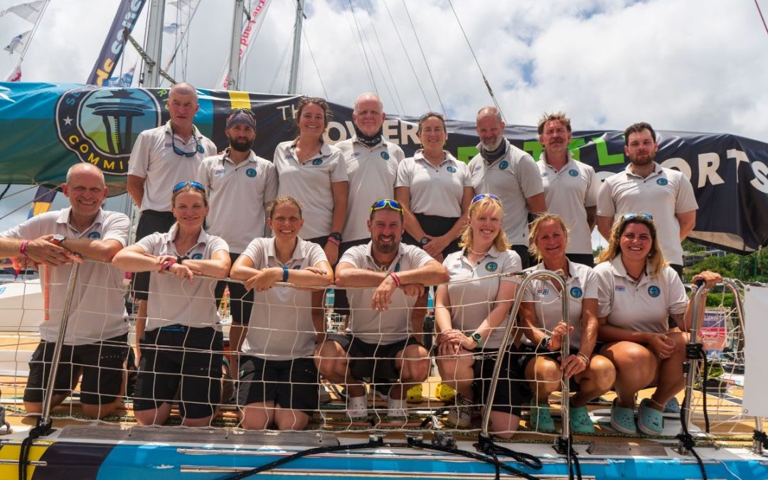 Clipper Race-schipper Angela Brandsma trots op vechtlust team