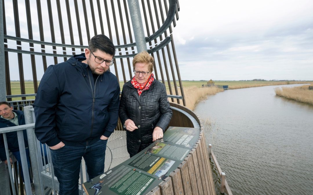 Nieuw uitkijkpunt ‘De Zoutkegel’ bij de Eanjumer Kolken
