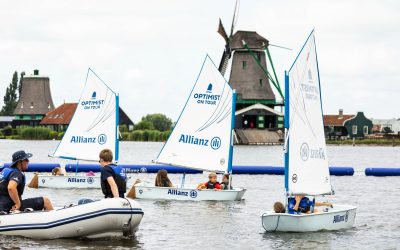 Optimist on Tour voor 10e op Zaanse Schans