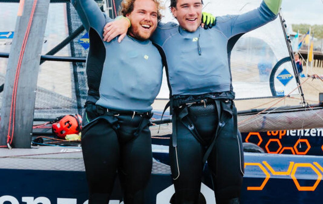 De Haas en Grijpma snelst rond Texel, Drent nadert wingfoil-record