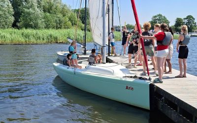 Opstapdag zeilen op Loosdrecht groot succes