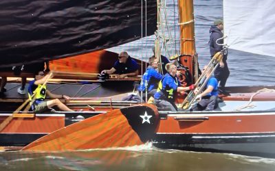 SKS kampioenschap skûtsjesilen in Terherne