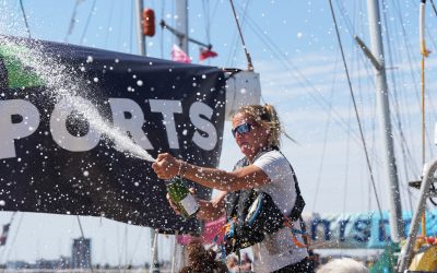 Angela Brandsma sluit Clipper Round the World race af