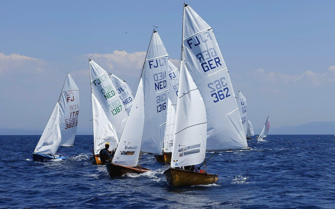 Guido Sol en Koen de Nooijer Wereldkampioen Flying Junior zeilen